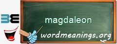 WordMeaning blackboard for magdaleon